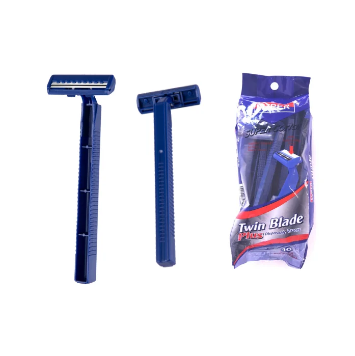 

private label plastic handle one time disposable razor for hotel use razor, Customized color