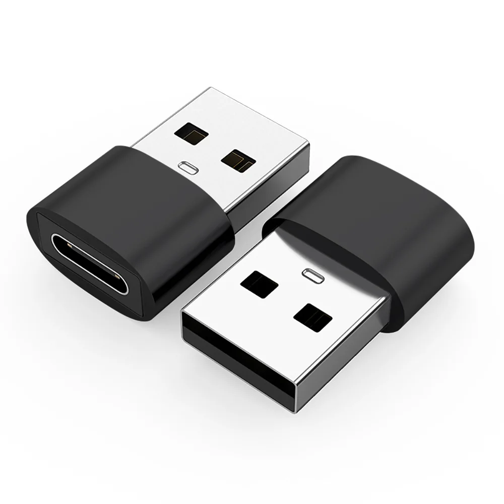 

Portable Metal Shell USB Type c to USB Adapter, Black/silver/red/blue