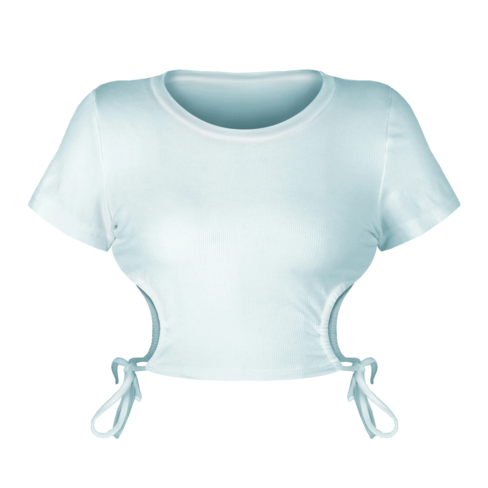 

OEM ODM blank crop top t shirt high quality t shirt blank 95% cotton 5% spandex t shirt