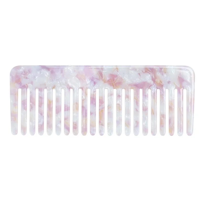 

Hot Sale Broken Flowers Pink Straighten Comb Cellulose Acetate Comb No Handle Comb, Red,dark tortoiseshell,cyan,light pink,gray,light purple