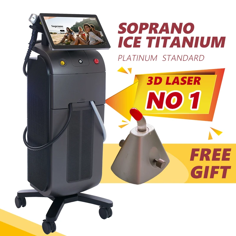 

Seek Agent Alma Soprano Ice Titanium 800W 1200W 1600W 4K Screen Laser Hair Removal Machine Supplier Price