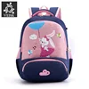 2019 Children New Pattern Rabbit Cartoon Animal School Backpacks Nylon 3D Orthopaedics Schoolbags Baby Girls School Bags Mochila