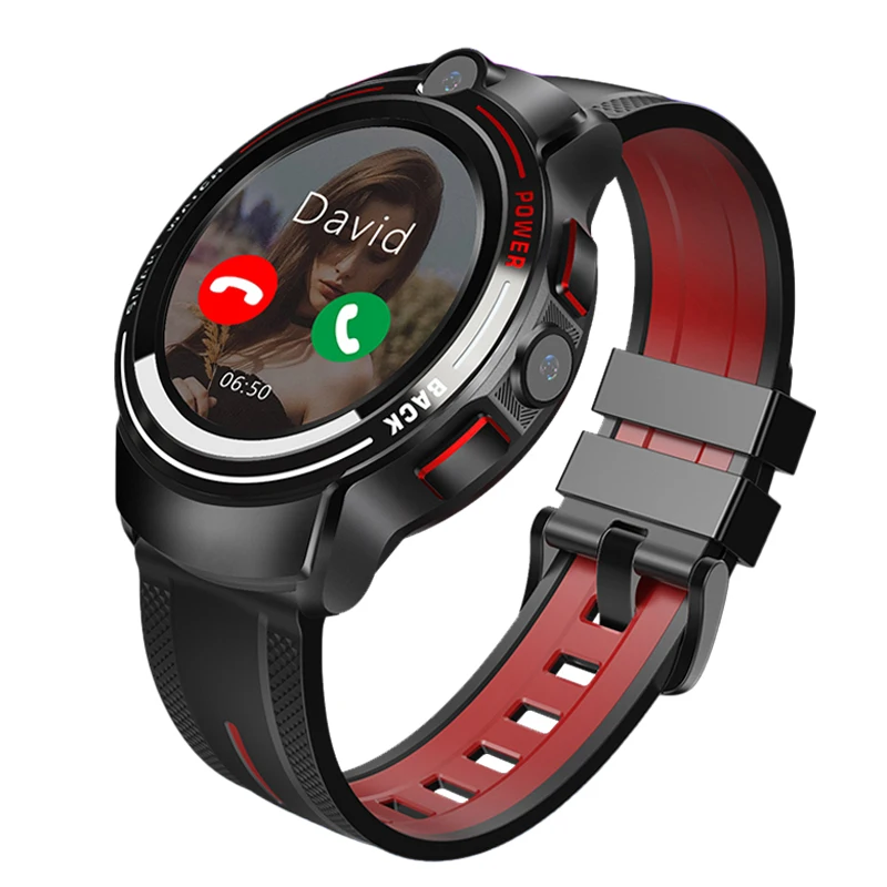 

2020 5 Million Pxels HD Dual Camera Sport GPS Smartwatch , Android Video Call Watch Phone 4G Halth Smart Watch With Play