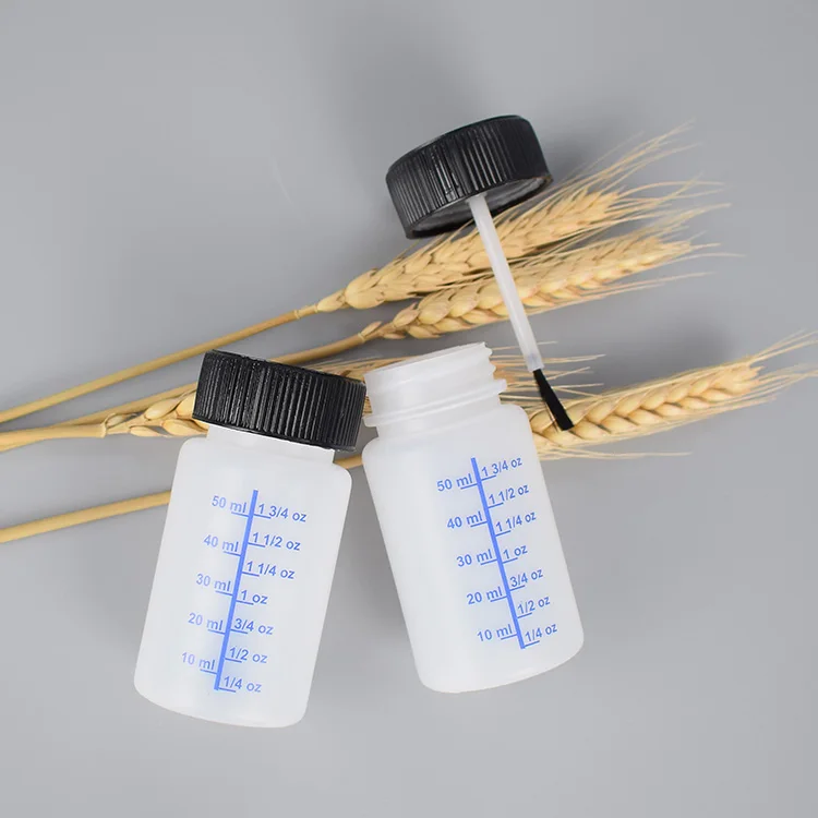 30ml/60ml Empty Touch Up Paint Bottle With Glue Twist Brush Cap Buy