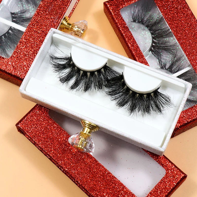 

Best Selling Super Fluffy Mink Lashes 3d 5d wholesale Vendor Own Brand Extra Long Luxurious 25mm 28mm 30mm Mink Eyelash, Natural black mink eyelash