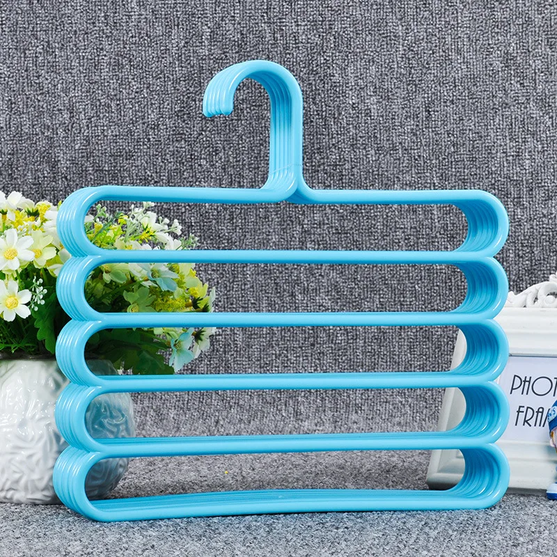 Hot Sales 5 Layers Multifunctional Scarf Hangers Holders Trousers Towels Hanger