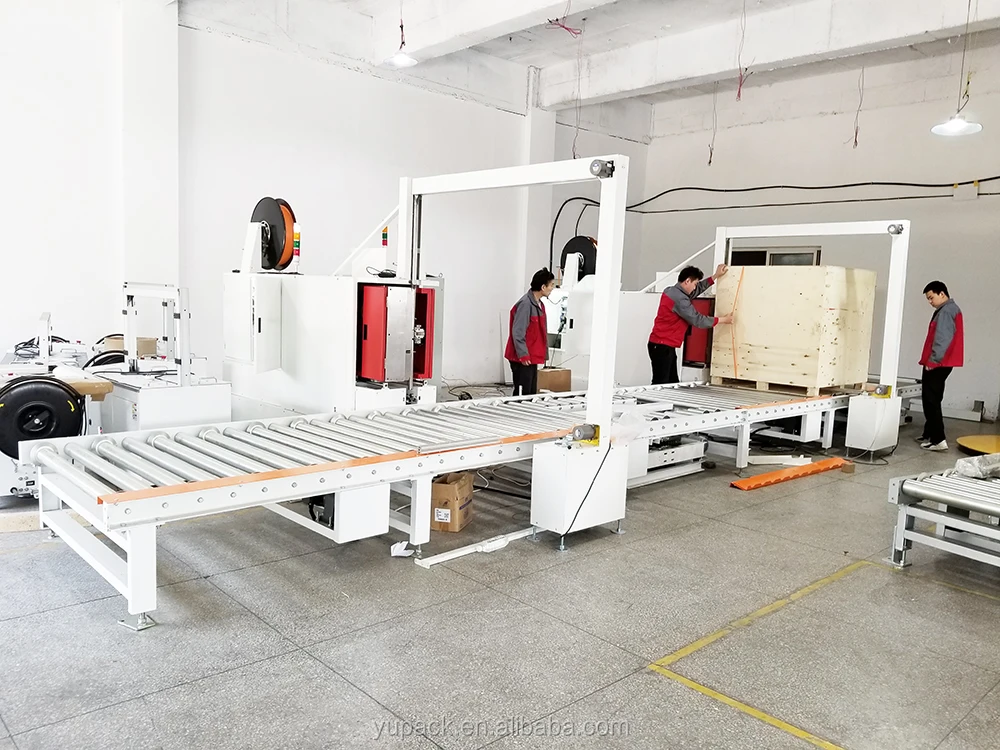Fully Automatic Vertical Pallet Strapping Machine,Strapper Machine For
