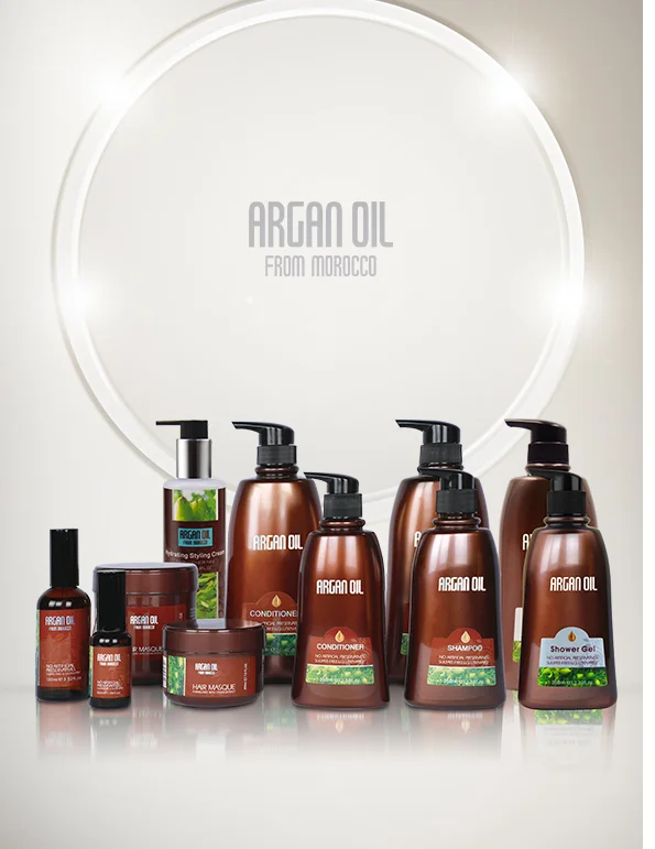 

Private Label Hair Shampoo And Conditioner Set Pure Organic Moroccan Argan Oil Shampoo