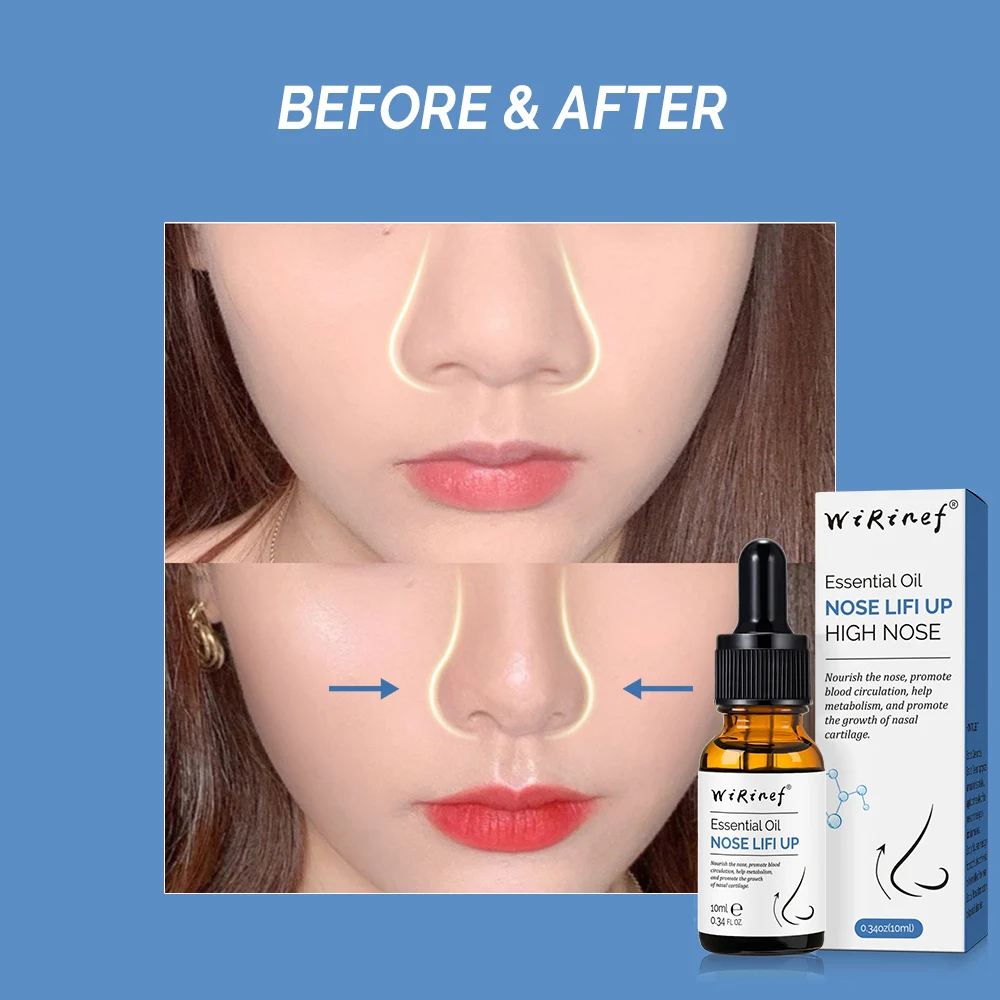 

Nose Up Heighten Rhinoplasty Oil Collagen Firming Moisturizing Nasal Bone Remodeling Pure Natural Nose Care Thin Smaller Nose