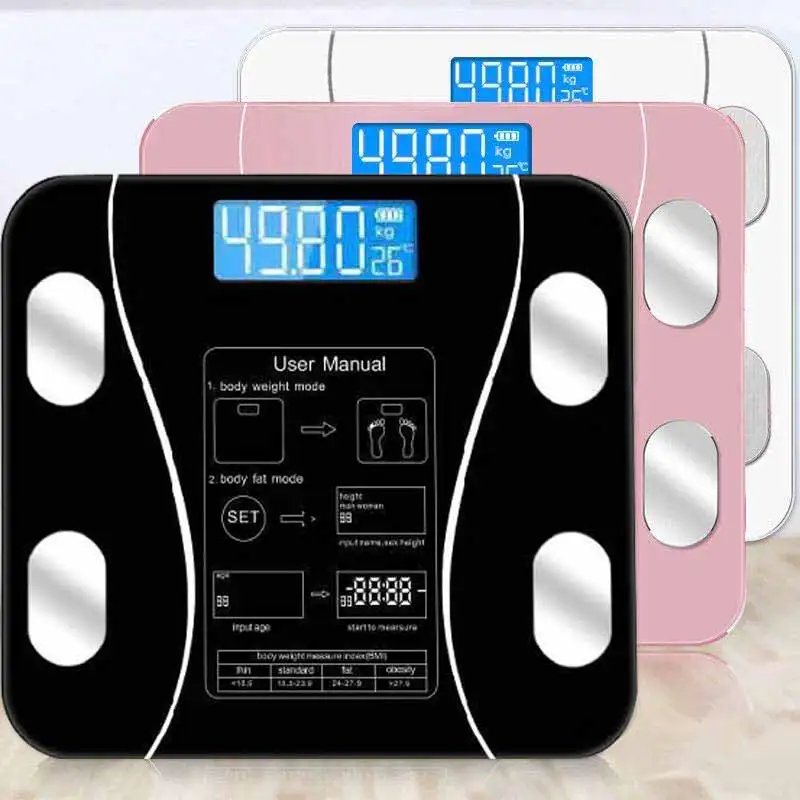 

Bathroom Electronic Weighing Digital Smart Body Fat Household Portable Weight Scale body fat scale