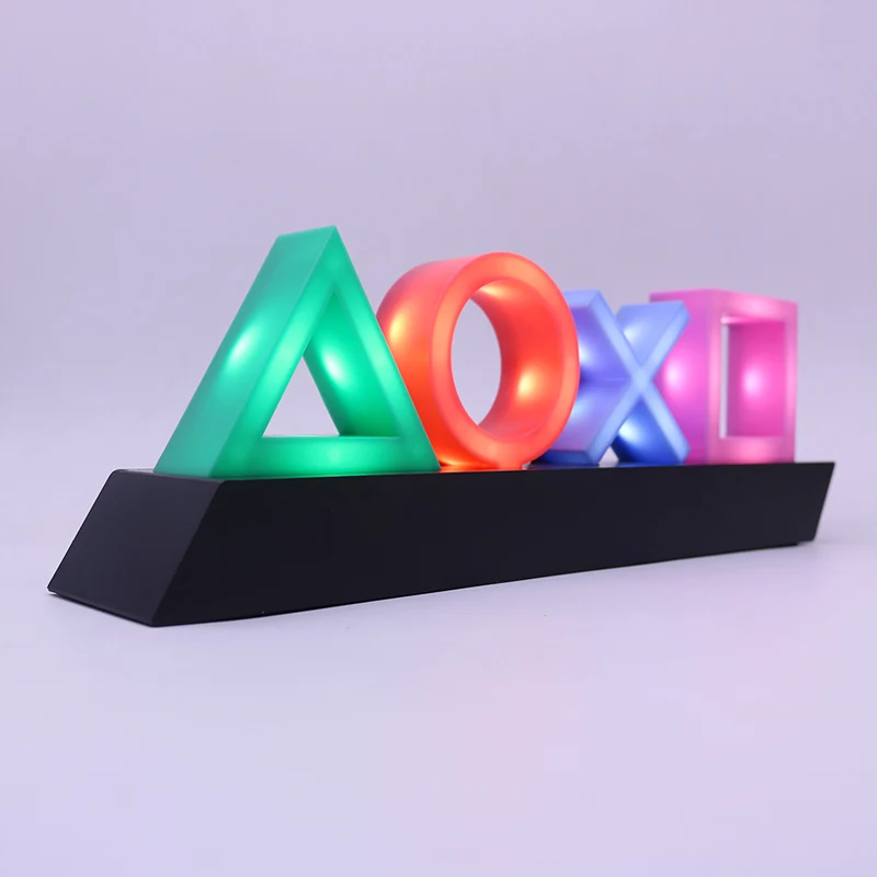 Wholesale Music Reactive LED Icons Light For Gaming Room Game players mosaic graphic lights