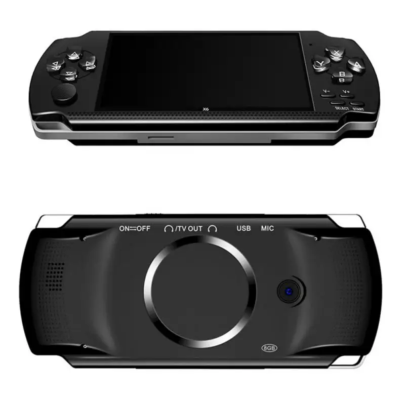 

X6 Retro Tv Handheld Game Console Consola Retro 4.3 Inch Screen 32 Bit Video Games Consoles