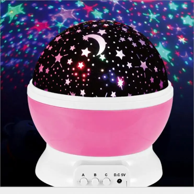Hot New Baby Kids Room Decor Starry Projector Lamp LED Star Sky Stars Night Lights Cosmos Star Master Projector Lamp