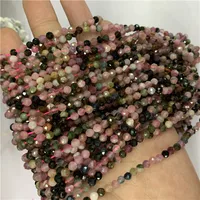 

Wholesale Top Quality in stock promotional 2020 New model african natural gemstone beads 2MM tourmaline stone for making jewelry