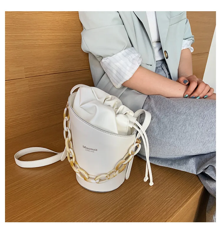 

Hot Sales Unique Fashion Designers Crossbody Bucket Women Bag 2020, White, khaki, green, black, yellow