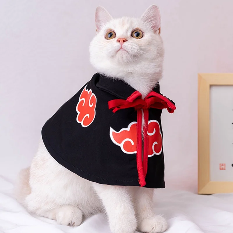 

Funny Cosplay Cat Cloak Costume Anime Halloween Pet Dog Cat Clothes Puppy Plush Cloak Christmas Cute Party Dog Cape Dressing Up