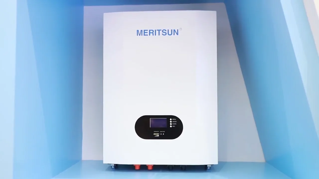 Meritsun Off Grid Hybrid Inverter Solar Power Energy Wall Battery Home ...