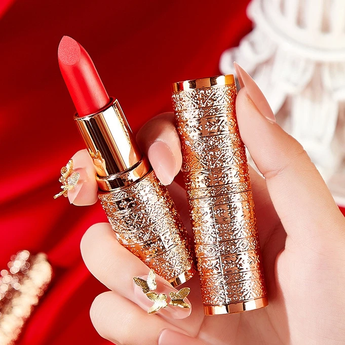 

Wholesale Vegan Lipstick Moisture Vender Make Your Own Luxury Gold Lustre Lipstick