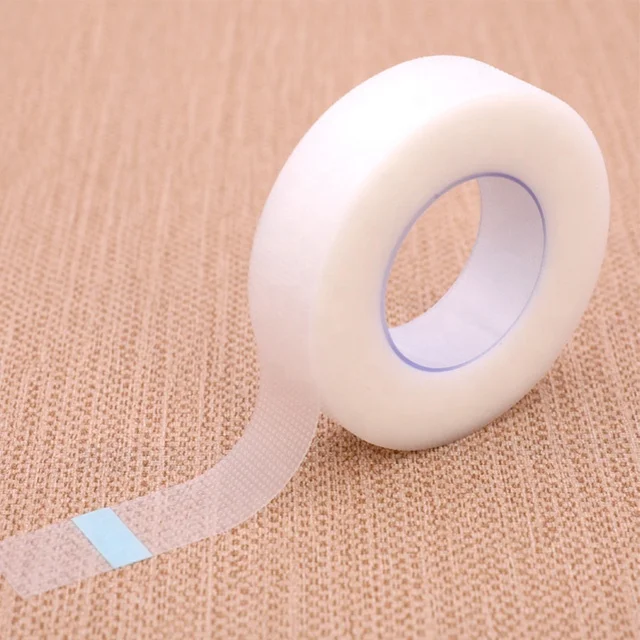 

Latex Free Skin Friendly Micropore Surgical PE Tape Eyelash Extension Tape Lash Tape, Clear