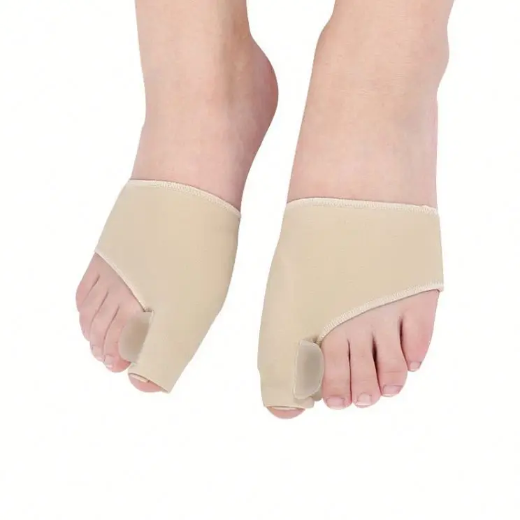1Pair Big Bone Orthopedic Bunion Correction Pedicure Socks Silicone Hallux Valgus Corrector Braces Toes Separator Feet Care Tool
