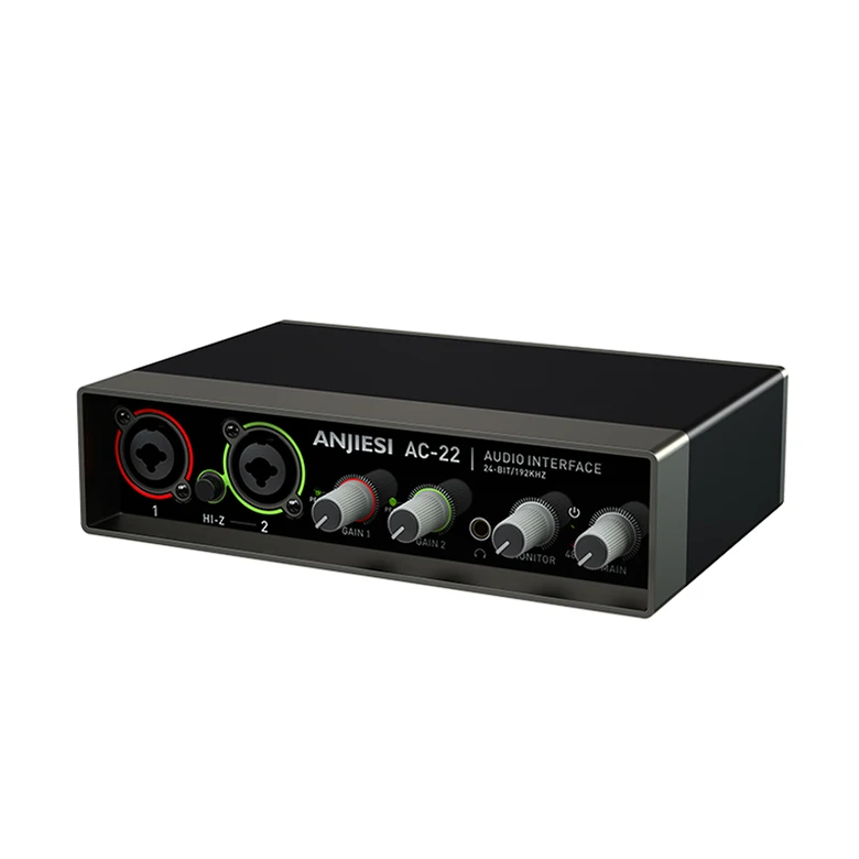 

Professional Studio Sing Music Live Recording Guitar band USB Audio Interface Sound card