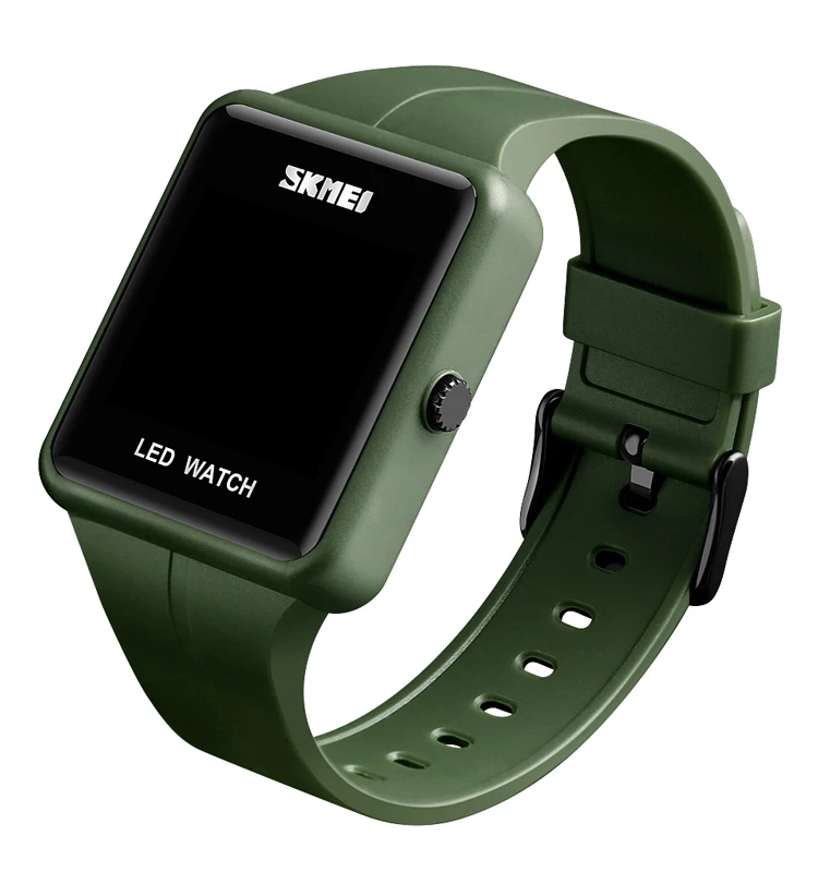 

luxury big digital display men's fashion watches digital sports wristwatch OEM custom student LED watch