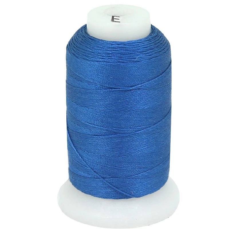 

200 Yards Handmade Customizable Wholesale Factory Price Supply 100% Natural Silk Cord Royal Blue Jewelry Silk Cord