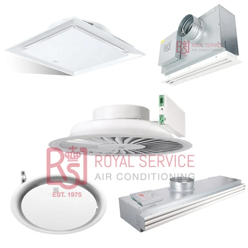 Royal Hvac Square Ceiling Smart Variable Air Vav Diffusers Automatic