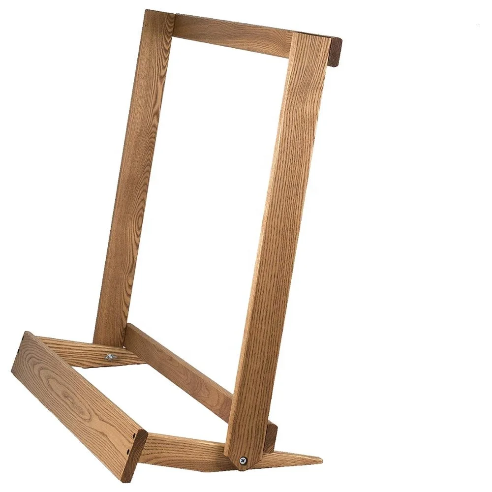 

Wooden Guitar Stand - Folding Hardwood Guitar Case Rack