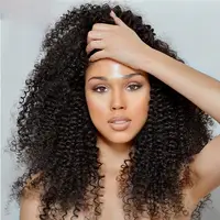 

Letsfly Wholesale Virgin Brazilian Hair 10 Bundles Afro Kinky Curly Human Hair Natural Color unprocessed Hair extension