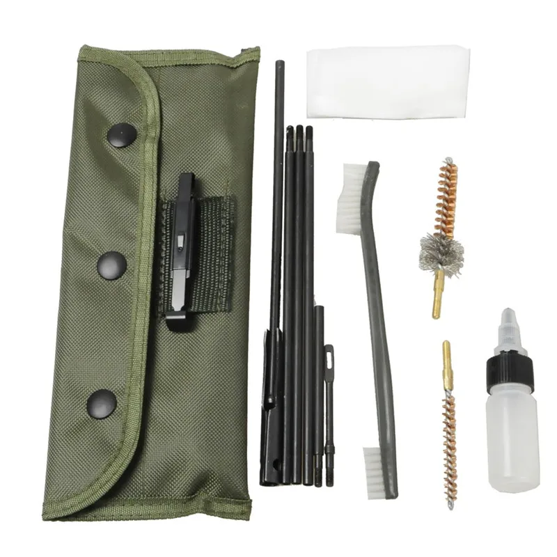 

AR-15 / M16 Gun Cleaning Kit Universal Butt Stock Cleaning Kits Tactical Rifle Gun Brushes Set Hunting accessories