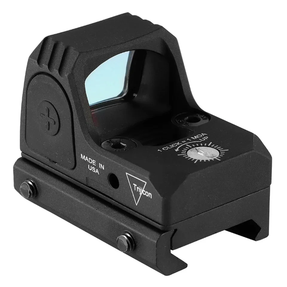

Mini RMR Red Dot Sight Collimator Base Pistool Reflex Sight Scope fit 20mm Weaver Rail Voor Airsoft /Hunting Rifle, Black