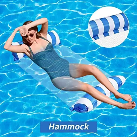 

Summer custom folding multipurpose water hammock recliner inflatable pool float bed