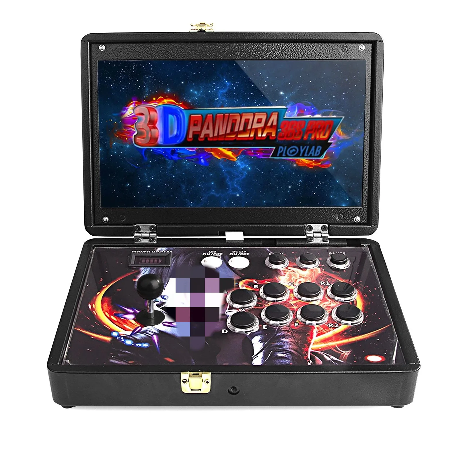 

5000-In-One Portable Pandora 3D 30S Arcade Game Console 14-Inch Portable All-Metal Case Game Console AU US UK EU Plug