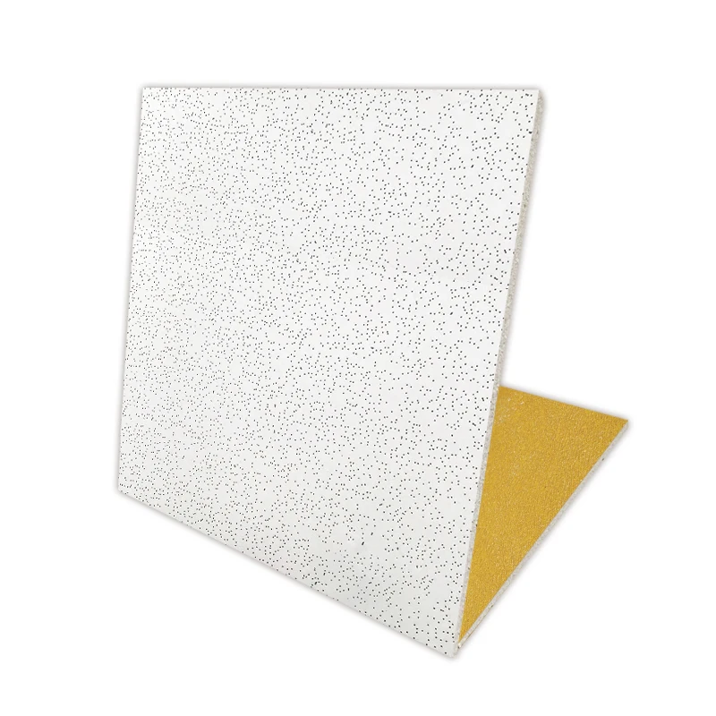 

Sound proofing acoustic mineral fiber ceiling tiles 600mm for office building suspended moisture proof indoor Ceiling panels