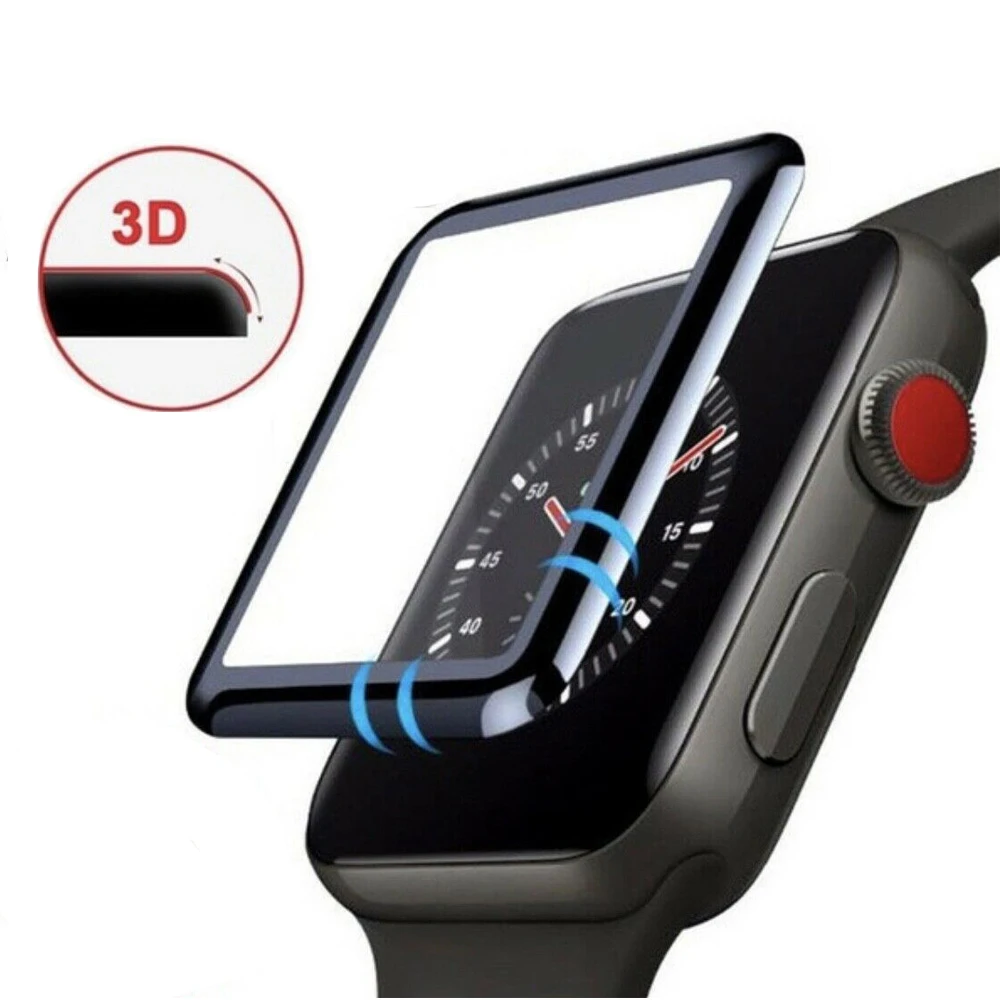 

3D Soft Protective Film Full Edge Cover Watch Series 1/2/3/4/5 38mm 42mm 40mm 44mm Screen Protector