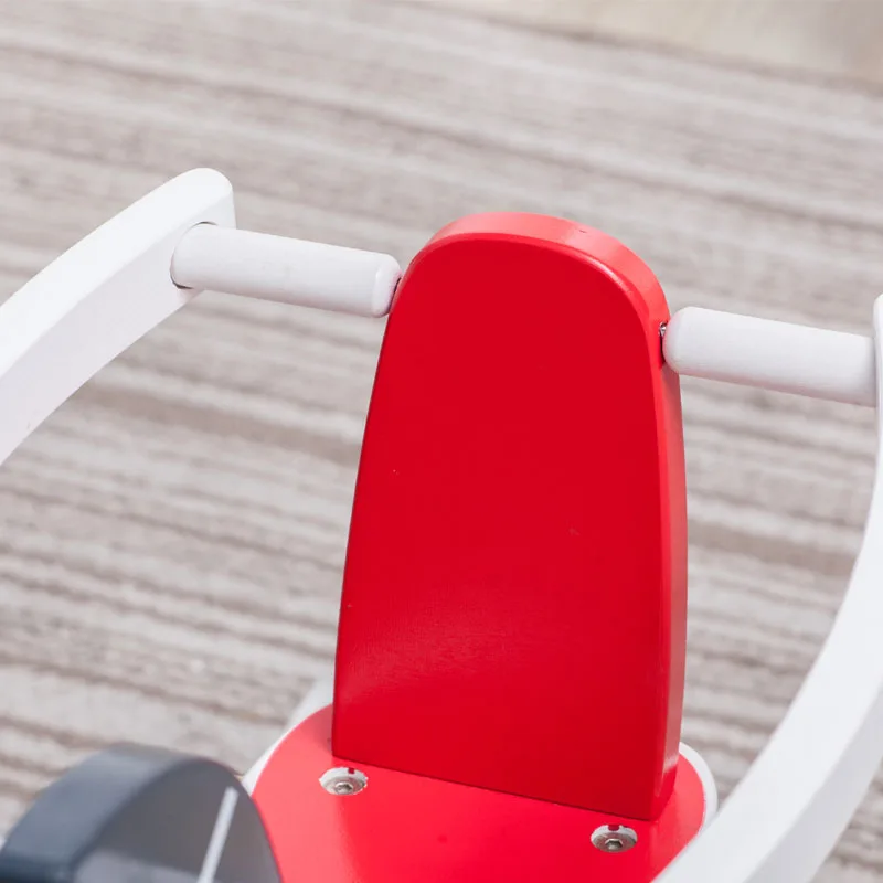 
Wholesale animal toy and solid wood trojan rocking chair in children room hobbyhorse 