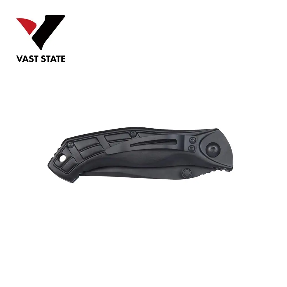 
Mini Assisted Opening Black Blade EDC Pocket Folding Knife with colorful Aluminum Handle 