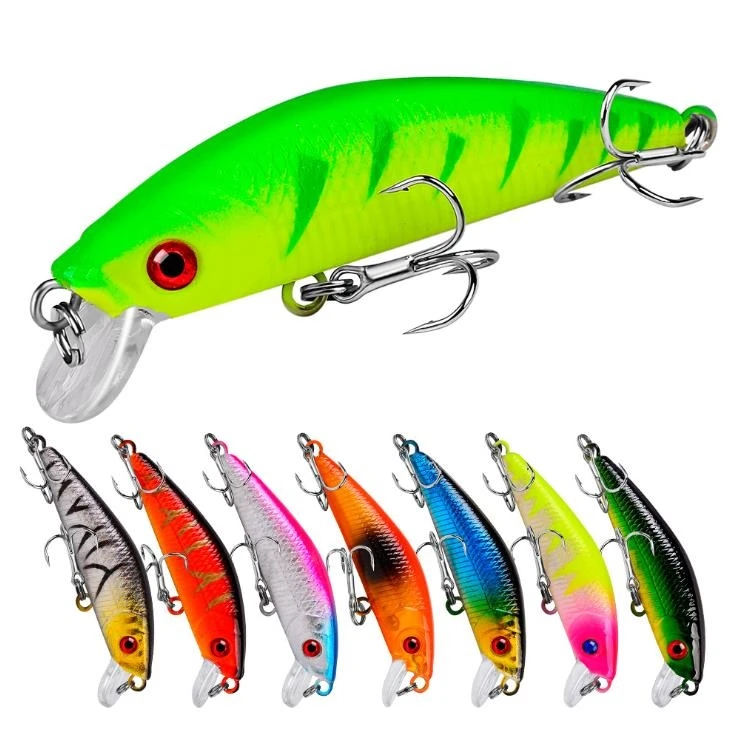 

SNEDA 8 Colors Floating 7CM/7.9G ABS Plastic Fishing Lure Freshwater Bass Bait Minnow Bait