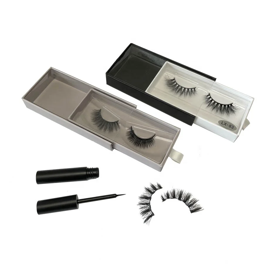 

Eyelash magnetic set private label magnetic eyelashes with eyeliner