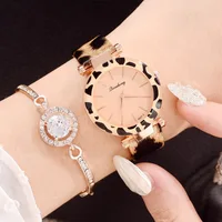 

New Fashion Women Watches Montre Femme Leopard Print Leather Analog Quartz Watch Ladies Wrist Watch Reloj Mujer Zegarek Damski