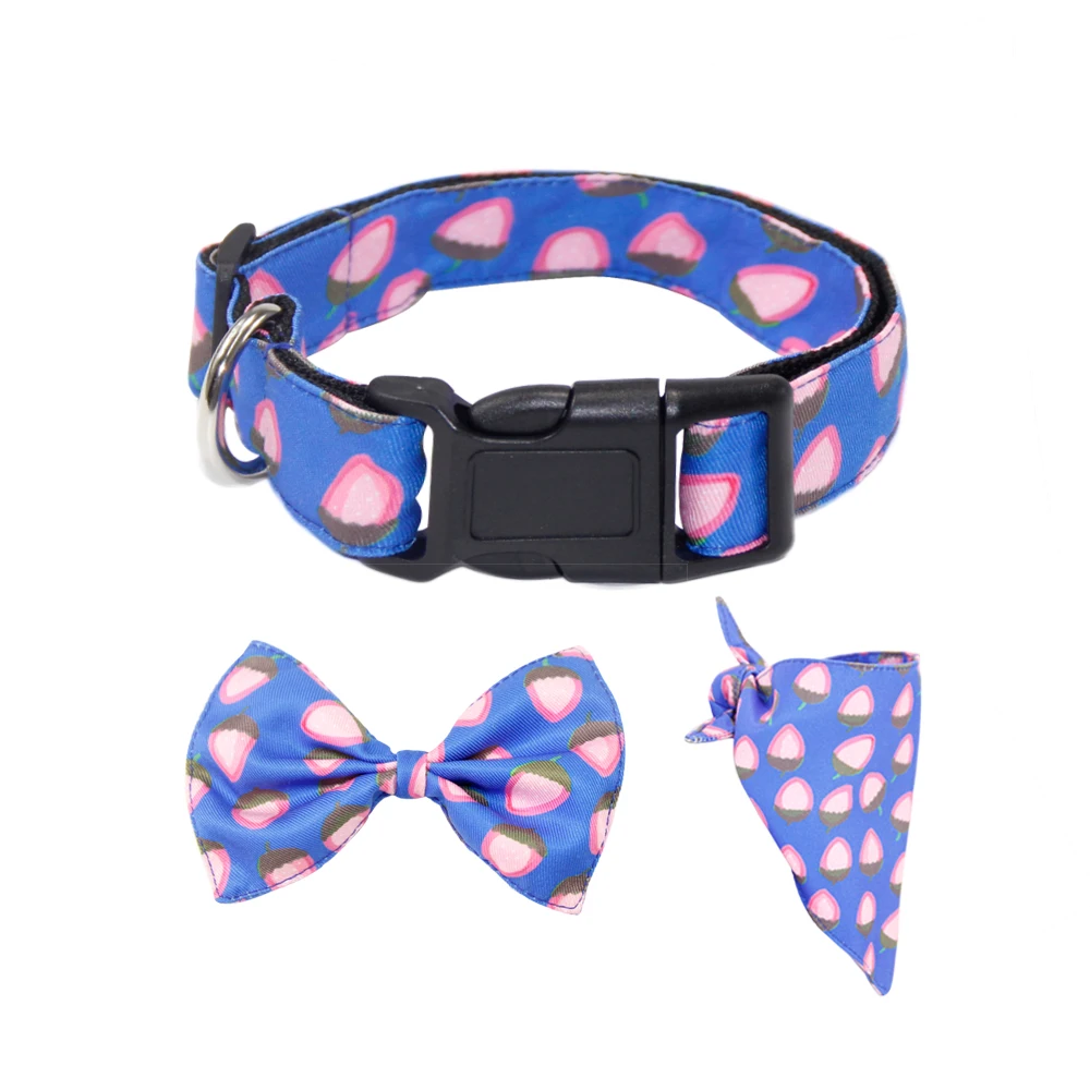 

Dropshipping Bowtie Dog Collar Set Super Cute Bowtie Collar for Small and Medium Dogs, Purple