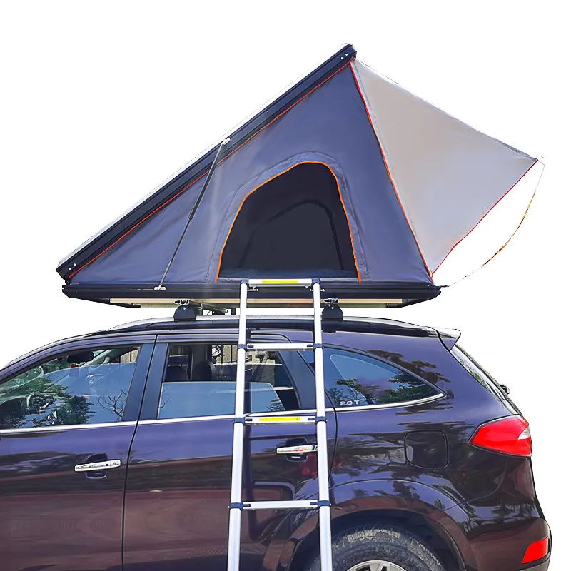 

Camping Hard Top Roof Tent Hardshell Aluminium Triangle Roof Top Tent for Sale