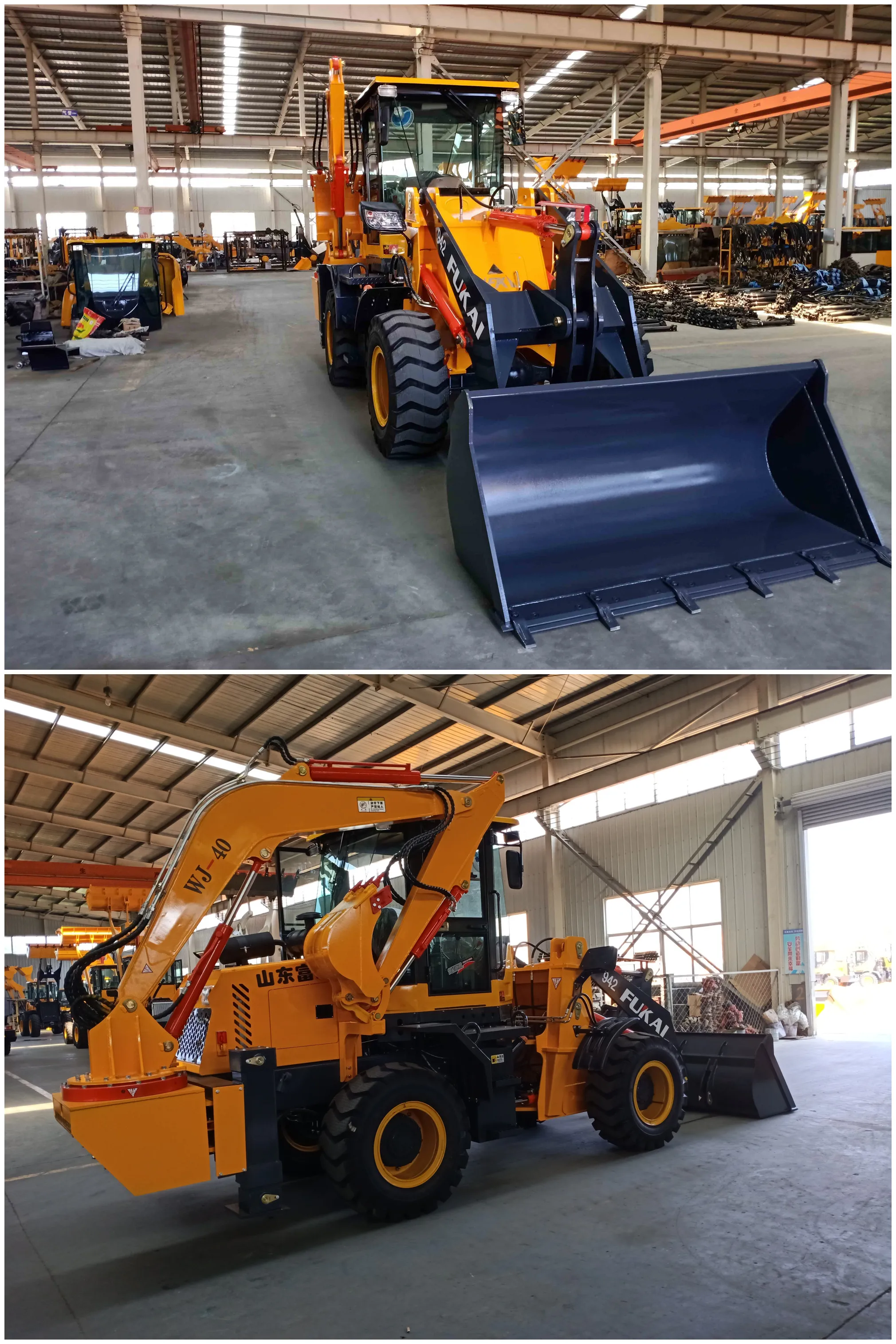 Mini Tractor Bagger Farm Tractor Front End Wheel Loader Backhoe Price