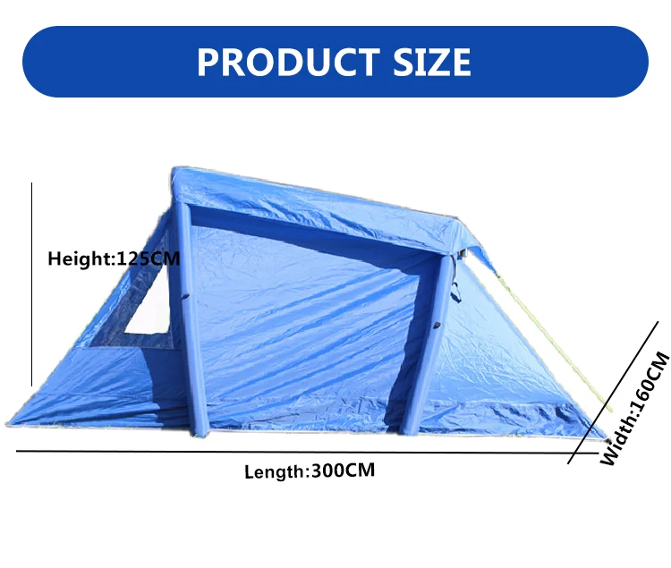 Small Portable Air Conditioned Tent / Air Tight Tent With Inflatable