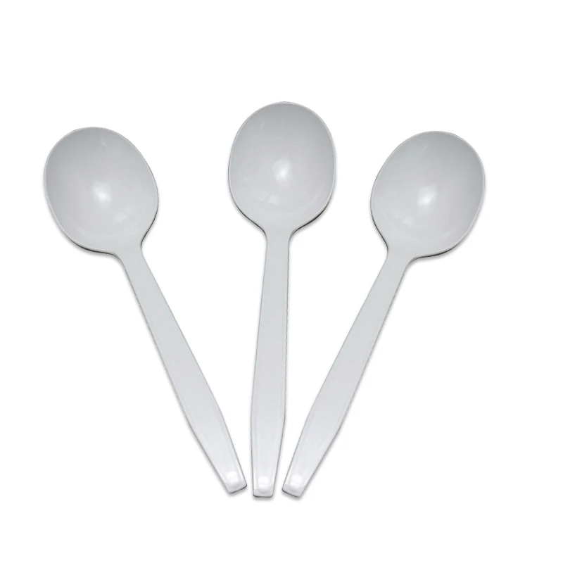 

Wholesale Customized 162 mm Heavy Duty Hard PP Plastic Big Spoon, White