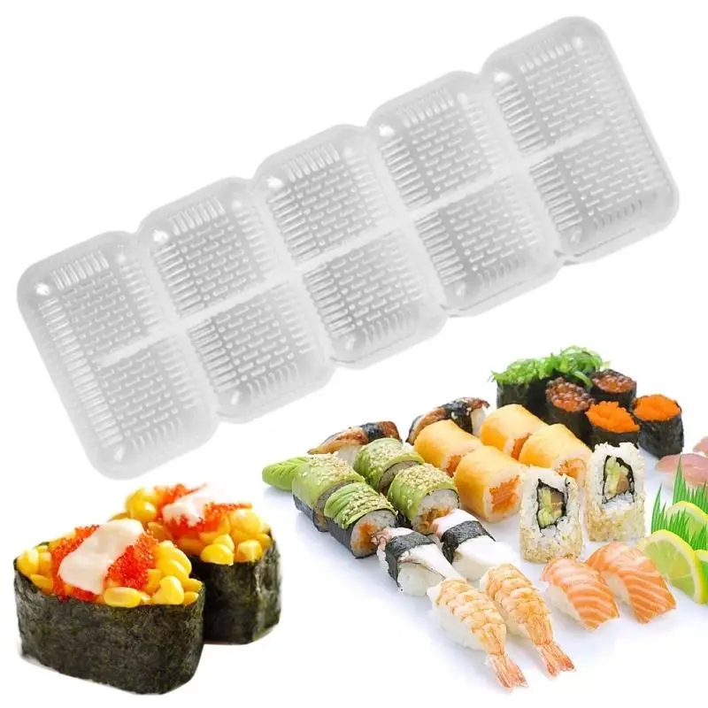 

Customizable printable paper sushi box HOPvc sushi mold making tool, Transparent