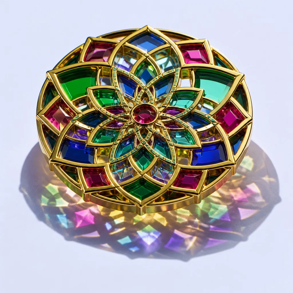 Sacred Geometry Mandala Pin