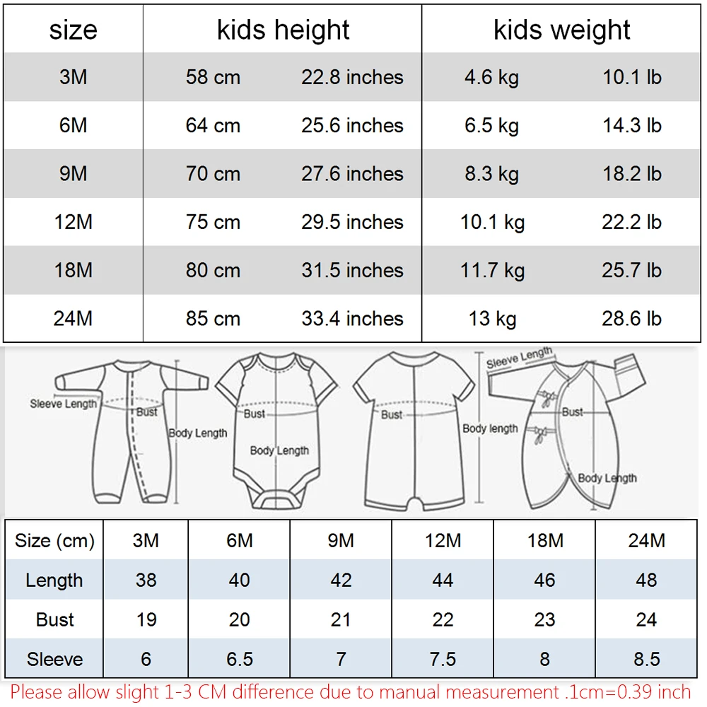 Free Sample Newborn Baby Clothes Organic Cotton Infant Toddlers ...