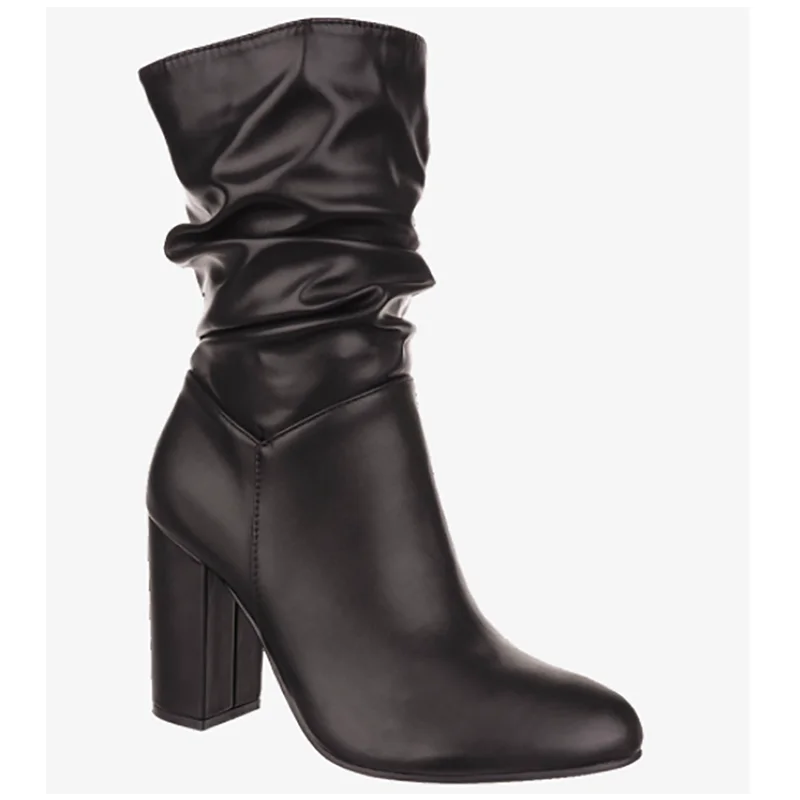 

2021 New High Boots Good Quality Chunky Heel Comfortable Popular Style Fashion Women Boots